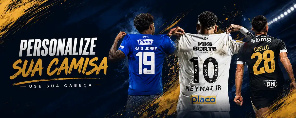 Personalize sua camisa com nome e número